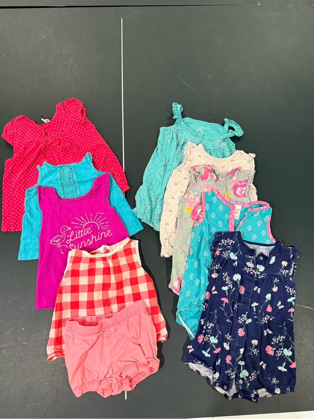 Lot of girls summer clothing. 24m